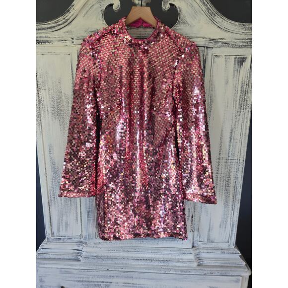 Anthropologie Maeve Sequin Mini Dress - New Small - Picture 5 of 5